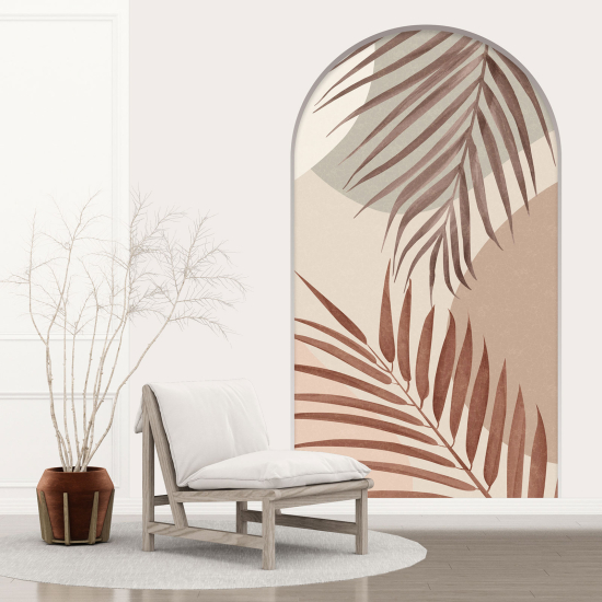 Vinilo Adhesivo Decorativo trampantojo 3D - Hojas tropicales