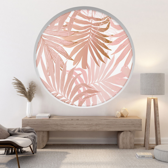 Vinilo Adhesivo Decorativo trampantojo 3D - Hojas Tropicales