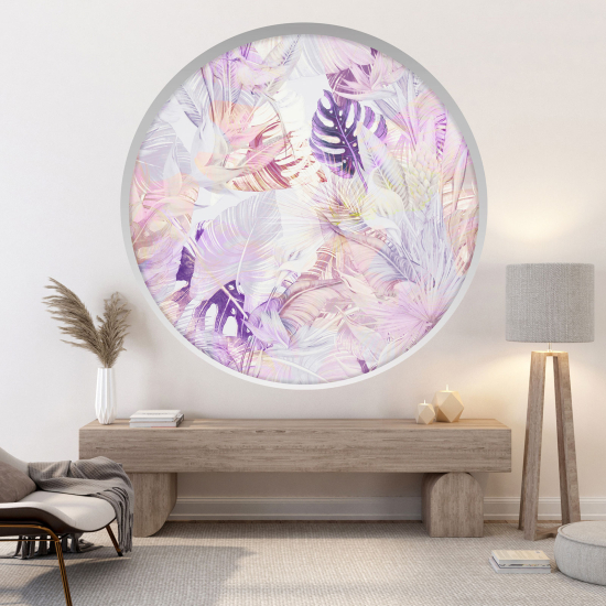 Vinilo Adhesivo Decorativo trampantojo 3D - Hojas Tropicales