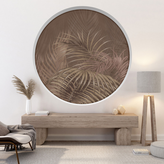 Vinilo Adhesivo Decorativo trampantojo 3D - Hojas Tropicales