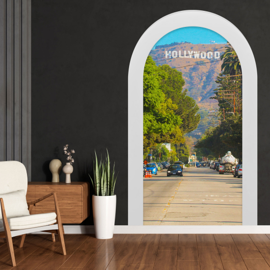 Vinilo Adhesivo Decorativo trampantojo 3D - Hollywood