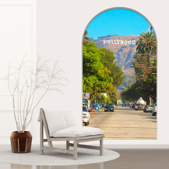 Vinilo Adhesivo Decorativo trampantojo 3D - Hollywood