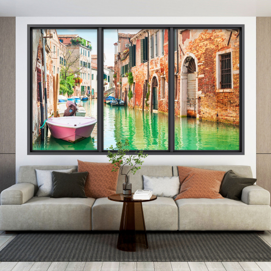 Vinilo Adhesivo Decorativo trampantojo 3D - Isla de Burano