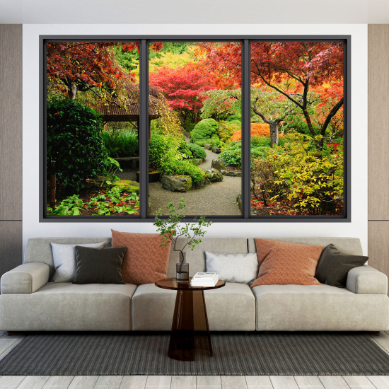 Vinilo Adhesivo Decorativo trampantojo 3D - Jardín