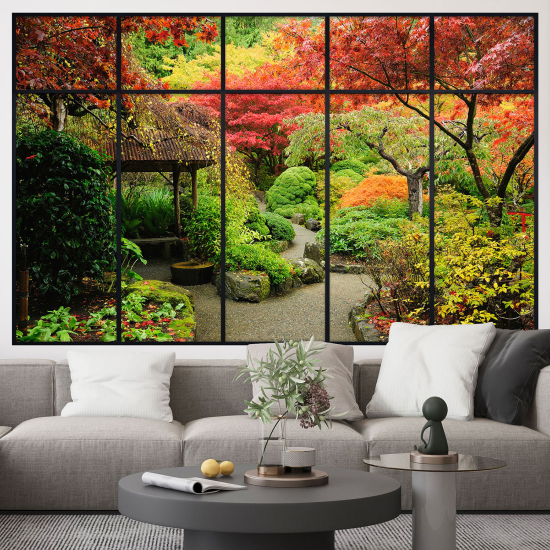 Vinilo Adhesivo Decorativo trampantojo 3D - Jardín
