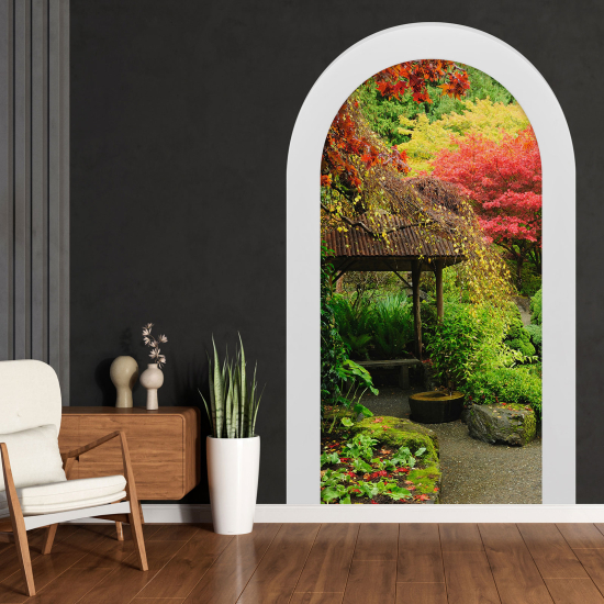 Vinilo Adhesivo Decorativo trampantojo 3D - Jardín