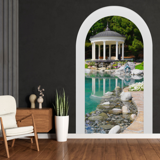 Vinilo Adhesivo Decorativo trampantojo 3D - Jardín