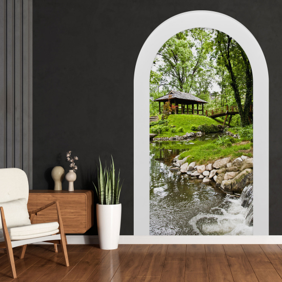 Vinilo Adhesivo Decorativo trampantojo 3D - Jardín