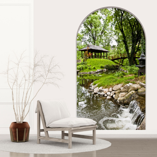 Vinilo Adhesivo Decorativo trampantojo 3D - Jardín