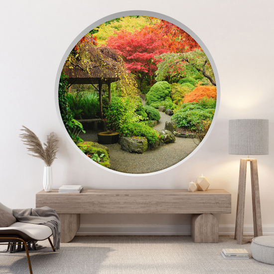 Vinilo Adhesivo Decorativo trampantojo 3D - Jardín