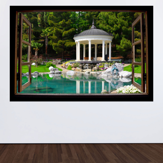 Vinilo Adhesivo Decorativo trampantojo 3D - Jardín