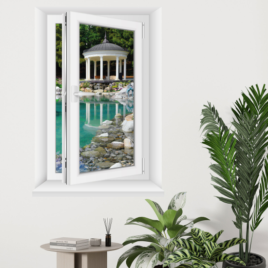 Vinilo Adhesivo Decorativo trampantojo 3D - Jardín