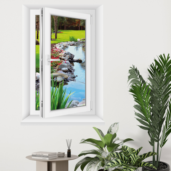 Vinilo Adhesivo Decorativo trampantojo 3D - Jardín Rivière