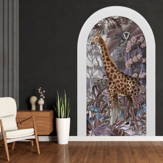 Vinilo Adhesivo Decorativo trampantojo 3D - Jirafa