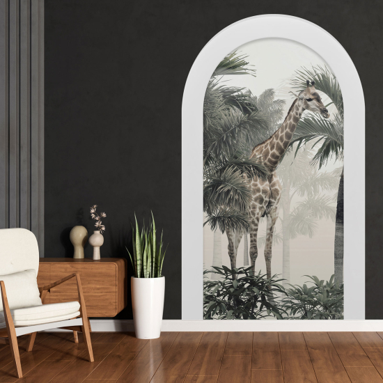 Vinilo Adhesivo Decorativo trampantojo 3D - Jirafa