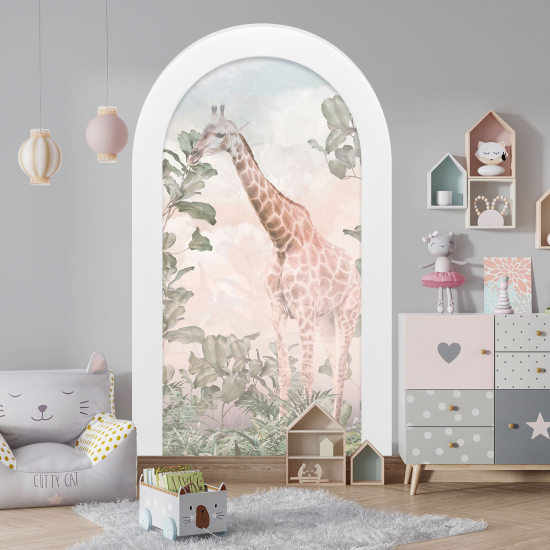 Vinilo Adhesivo Decorativo trampantojo 3D - Jirafa