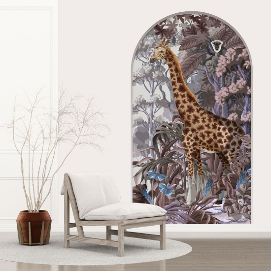 Vinilo Adhesivo Decorativo trampantojo 3D - Jirafa