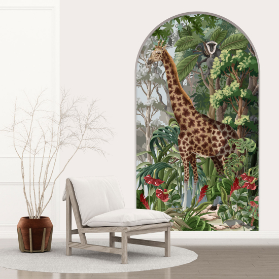 Vinilo Adhesivo Decorativo trampantojo 3D - Jirafa