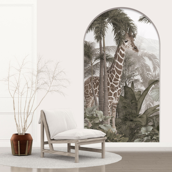 Vinilo Adhesivo Decorativo trampantojo 3D - Jirafa