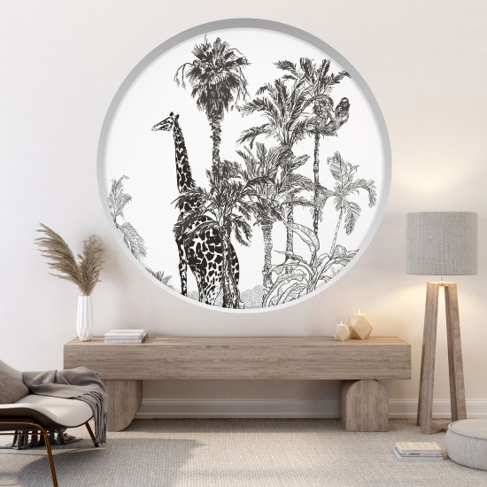 Vinilo Adhesivo Decorativo trampantojo 3D - Jirafa