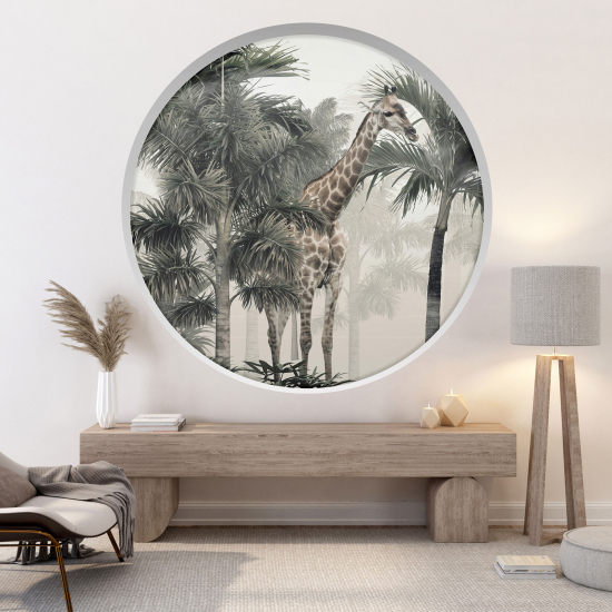 Vinilo Adhesivo Decorativo trampantojo 3D - Jirafa