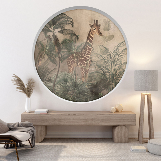 Vinilo Adhesivo Decorativo trampantojo 3D - Jirafa