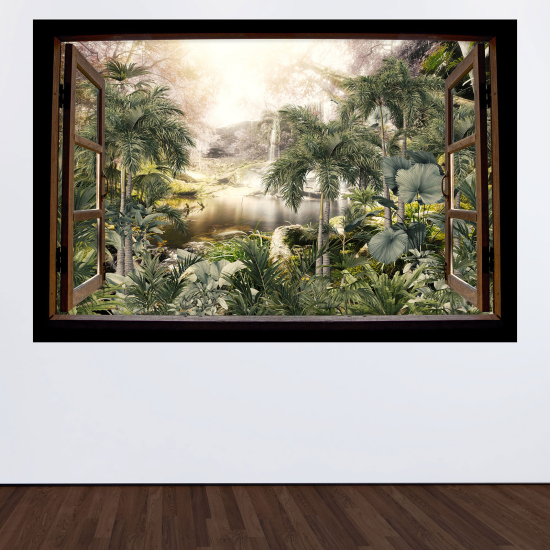 Vinilo Adhesivo Decorativo trampantojo 3D - Jungla