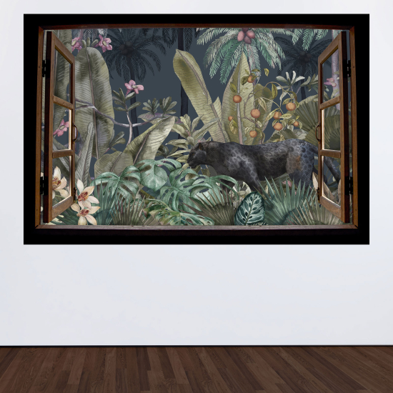 Vinilo Adhesivo Decorativo trampantojo 3D - Jungla