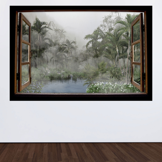 Vinilo Adhesivo Decorativo trampantojo 3D - Jungla