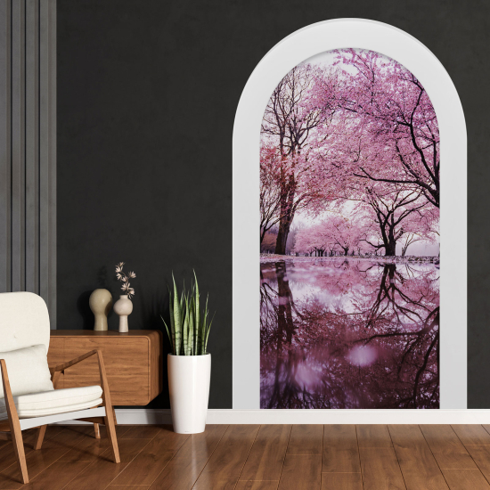 Vinilo Adhesivo Decorativo trampantojo 3D - Lago