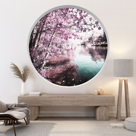 Vinilo Adhesivo Decorativo trampantojo 3D - Lago