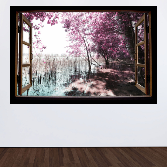 Vinilo Adhesivo Decorativo trampantojo 3D - Lago