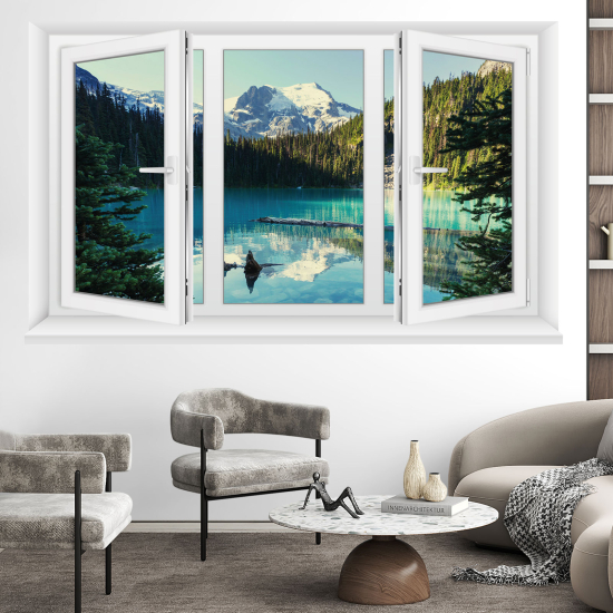 Vinilo Adhesivo Decorativo trampantojo 3D - Lago