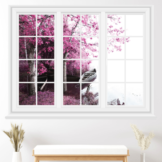 Vinilo Adhesivo Decorativo trampantojo 3D - Lago