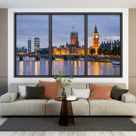 Vinilo Adhesivo Decorativo trampantojo 3D - Londres