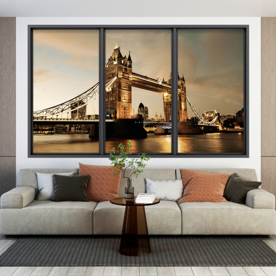 Vinilo Adhesivo Decorativo trampantojo 3D - Londres
