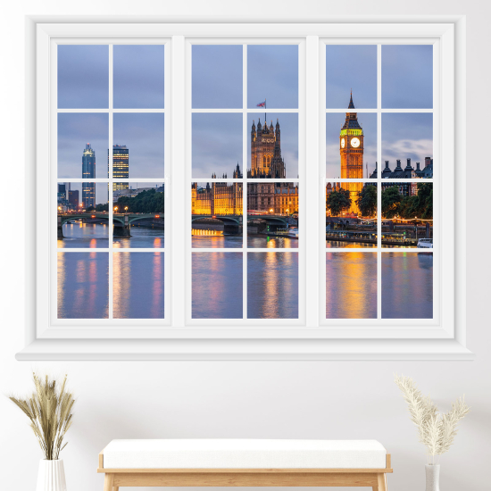 Vinilo Adhesivo Decorativo trampantojo 3D - Londres