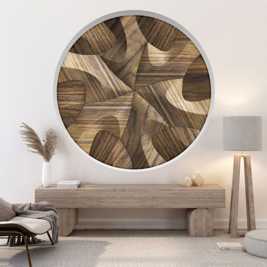 Vinilo Adhesivo Decorativo trampantojo 3D - Madera Diseño