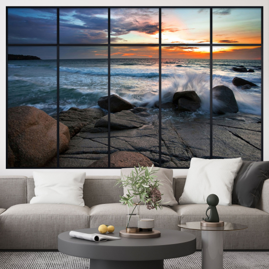 Vinilo Adhesivo Decorativo trampantojo 3D - Mar
