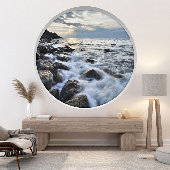 Vinilo Adhesivo Decorativo trampantojo 3D - Mar