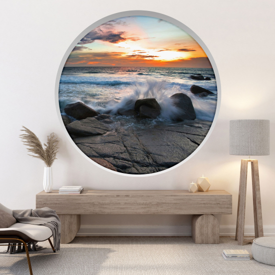 Vinilo Adhesivo Decorativo trampantojo 3D - Mar
