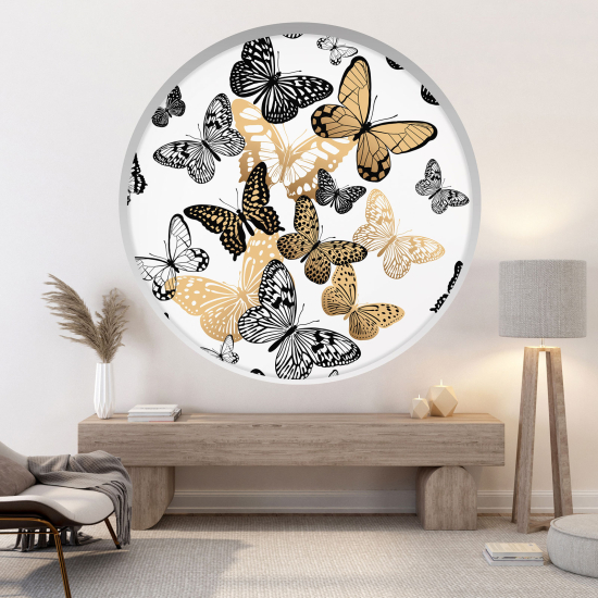 Vinilo Adhesivo Decorativo trampantojo 3D - Mariposas