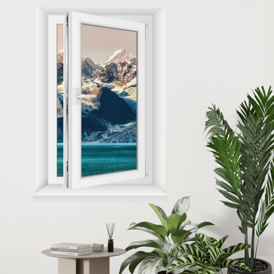 Vinilo Adhesivo Decorativo trampantojo 3D - Montañas