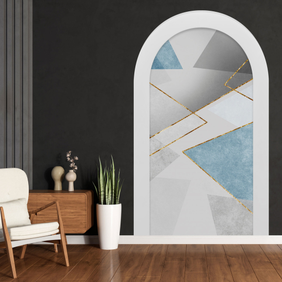 Vinilo Adhesivo Decorativo trampantojo 3D - Motivo geométrico