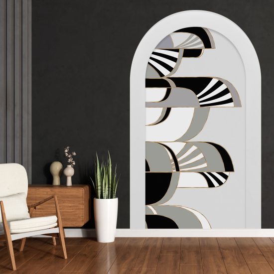 Vinilo Adhesivo Decorativo trampantojo 3D - Motivo Geométrico