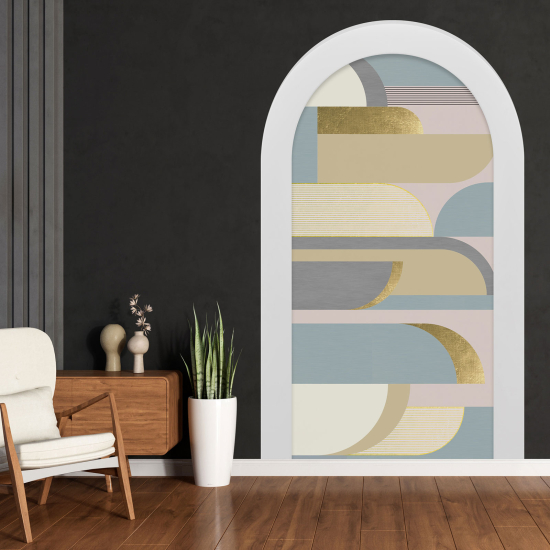 Vinilo Adhesivo Decorativo trampantojo 3D - Motivo Geométrico