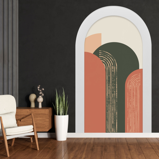 Vinilo Adhesivo Decorativo trampantojo 3D - Motivo Geométrico