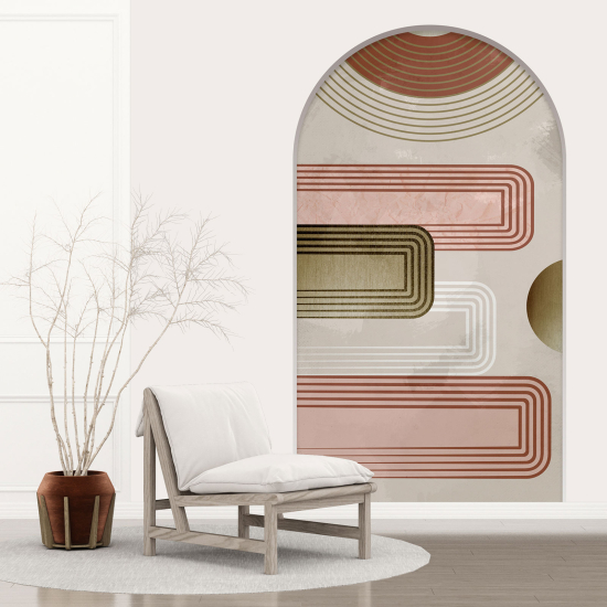 Vinilo Adhesivo Decorativo trampantojo 3D - Motivo Geométrico