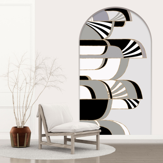 Vinilo Adhesivo Decorativo trampantojo 3D - Motivo Geométrico