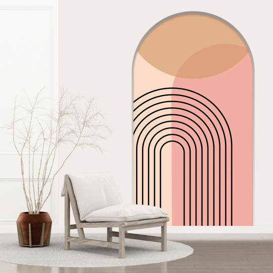 Vinilo Adhesivo Decorativo trampantojo 3D - Motivo Geométrico